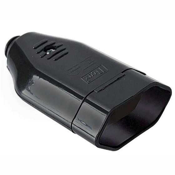 Imagem de Plug Tomada 2P+T Fêmea 10A Preto 
