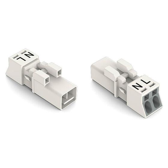 Imagem de Plug Winsta 2 Pólos Macho/Femea 890-232/890-222 Wago