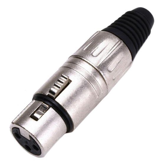 Imagem de Plug XLR Santo Angelo Canon Femea Niquel L3FNN01