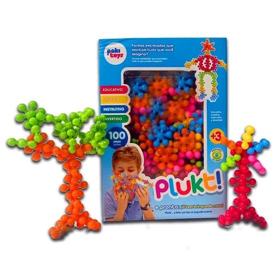 Imagem de Plukt Brinquedo Montar Engrenagens Educativo Criativo 100 Pç