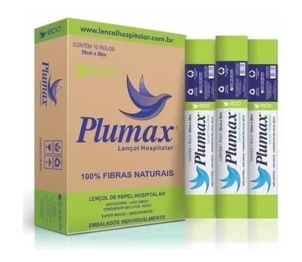 Imagem de Plumax - Lençol Eco 70X50 - 10 Rolos