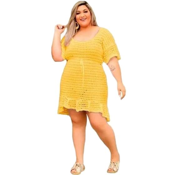 Imagem de Plus Size Saída de Praia Roupas Femininas