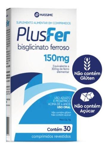 Imagem de Plusfer 150mg - 30 Comprimidos - Mássime