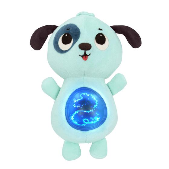 Imagem de Plush Dog B. brinquedos B. baby Twinkle Tummies 6 meses ou mais