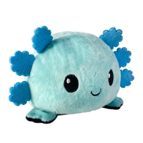 Imagem de Plushie TeeTurtle The Original Reversível Axolotl 10 cm azul+preto