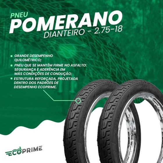 Pneu 2.75-18 - Eco Prime Imagem de Pneu 2.75-18