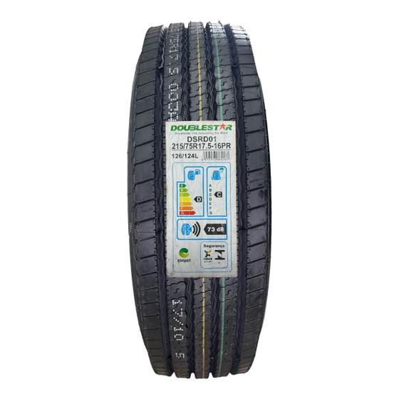 Imagem de Pneu 215/75R17.5 16PR 126/124L TL Doublestar DSRS01 Liso Aro 17,5