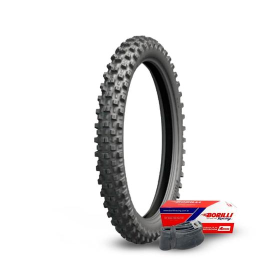 Imagem de Pneu Aro 18 Michelin 100/100-18 M/C 59 R Tracker TT + Câmara