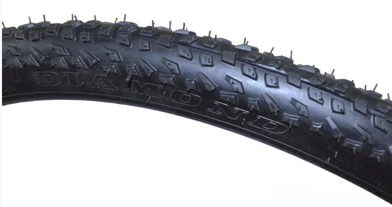 Pneu aro 29" bike mtb passeio asfalto trilha 2.10 cravo parrudo diamond ...