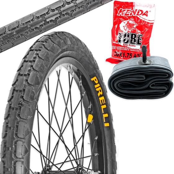 Pneu Bike Cargueira Aro 20x2x1.3/4+ Câmara de Ar Bico Grosso Menor preço em Pneu Bike Cargueira Aro 20x2x1.3/4+ Câmara de Ar Bico Grosso