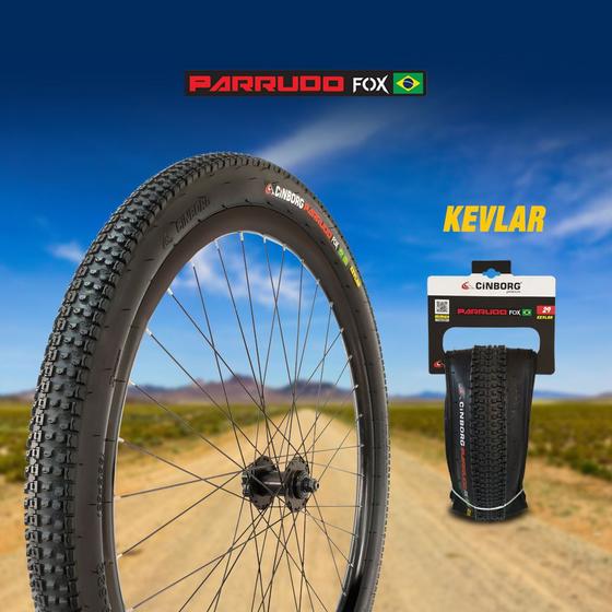 Imagem de Pneu Bike Kevlar aro 29x2.25 (58-622) Parrudo Fox