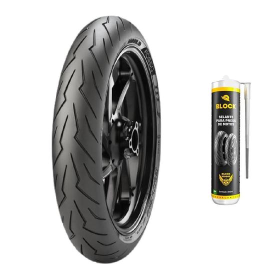 Imagem de Pneu Cb 300 Fazer 250 Cb 250 110/70r17 54w Tl Diablo Rosso 3 Pirelli + Selante