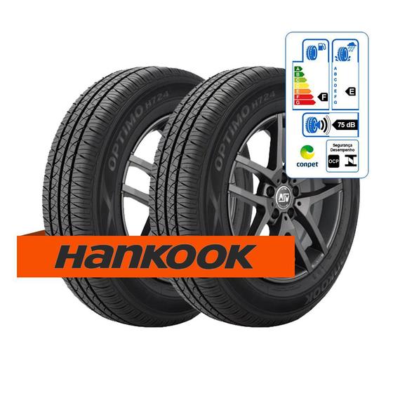 Imagem de Pneu Hankook Aro 13 175/70R13 Optimo H724 82T- Jogo com 2 Pneus