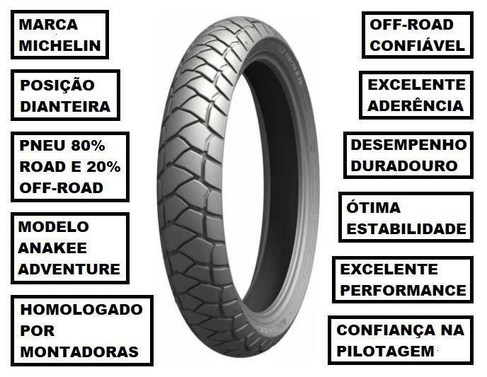 Imagem de Pneu Michelin Dianteiro 120/70-19 Anakee Adventure DUCATI