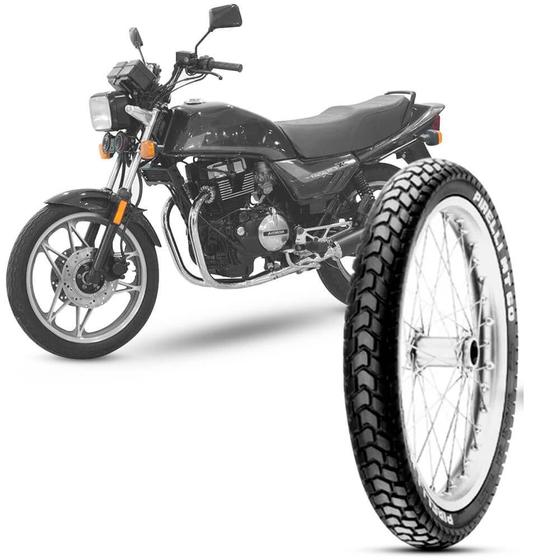 Imagem de Pneu Moto CB 450 Pirelli Aro 19 90/90-19 52p Dianteiro Mt60