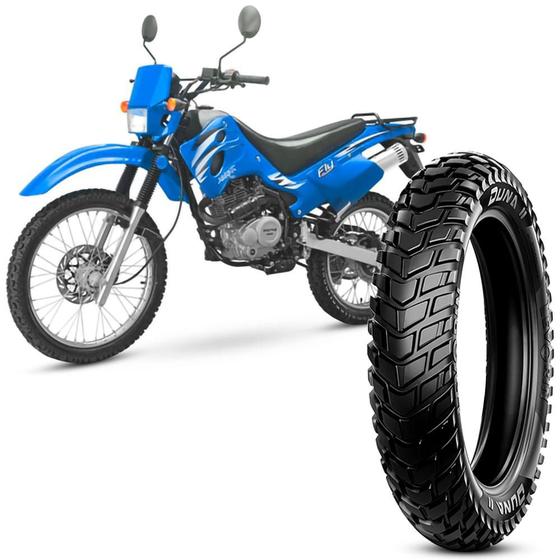 Imagem de Pneu Moto Fly 125 Levorin By Michelin Aro 17 110/90-17 60P M/C Traseiro Duna II