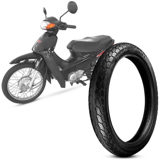 Imagem de Pneu Moto Honda Biz 100 Levorin by Michelin Aro 17 60/100-17 33L TL Dianteiro M/C Dakar 2 