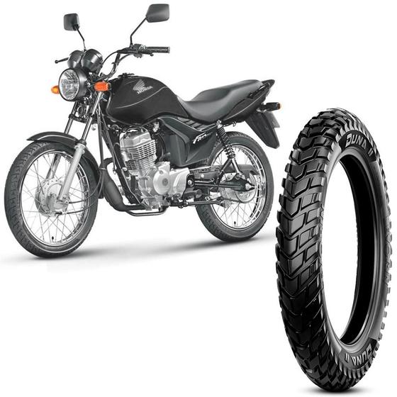 Imagem de Pneu Moto Honda CG 125 Levorin by Michelin Aro 18 80/100-18 47P Dianteiro Duna II