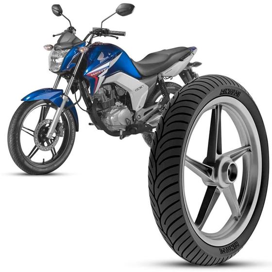 Pneu Moto Honda Cg Titan Rinaldi Aro 18 80/100-18 47p Dianteiro HB37 Menor preço em Pneu Moto Honda Cg Titan Rinaldi Aro 18 80/100-18 47p Dianteiro HB37