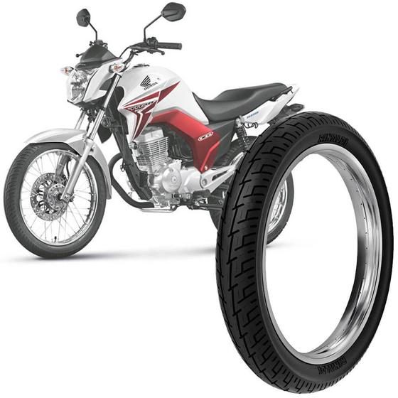 Imagem de Pneu Moto Honda Cg Titan Rinaldi Aro 18 90/90-18 57p Traseiro BS32