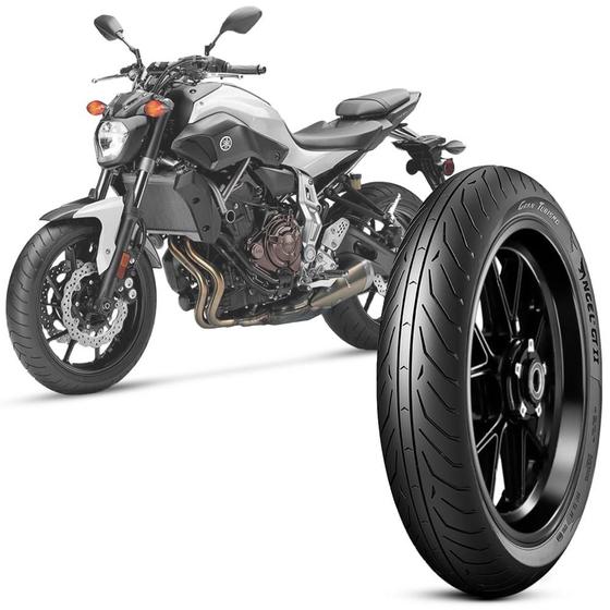 Pneu Moto MT 07 Pirelli Aro 17 120/70-17 58w Dianteiro Angel Gt 2 Menor preço em Pneu Moto MT 07 Pirelli Aro 17 120/70-17 58w Dianteiro Angel Gt 2