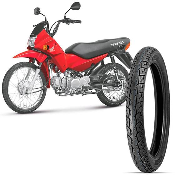 Imagem de Pneu Moto Pop 100 Levorin by Michelin Aro 14 80/100-14 49L Traseiro Matrix Reinf 