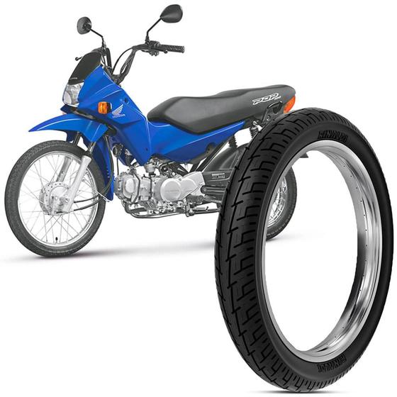 Pneu Moto Pop 110 Rinaldi Aro 14 80/100-14 49L Traseiro BS32 - Pneu de ...
