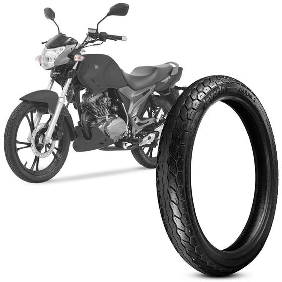 Imagem de Pneu Moto Riva 150 Levorin by Michelin Aro 18 80/100-18 47P Dianteiro Dakar II