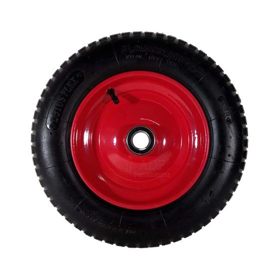 Imagem de Pneu para Carrinho de Mão Completo com Câmara e Aro 3,25 X 8 Lotus