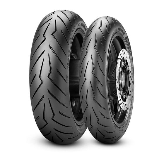 Imagem de Pneu Pirelli 130/70-13 Diablo Rosso Scooter (tl) 63p (t)