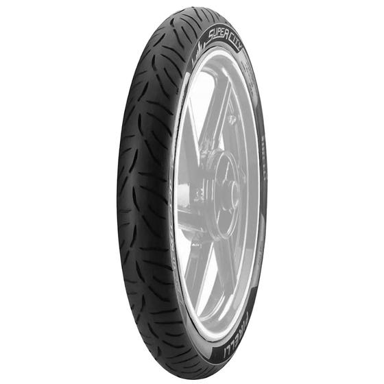 Imagem de Pneu Pirelli 2.75-18 Super City (tt) 42p (d) Cg 125/150 F016