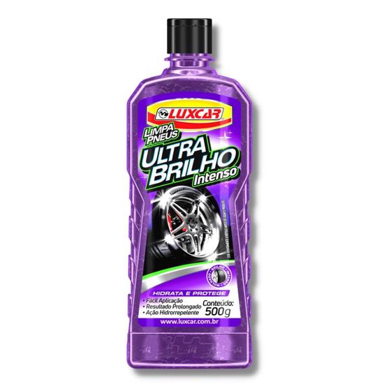 Imagem de Pneu Pretinho Ultra Brilho Intenso Luxcar - 500Ml