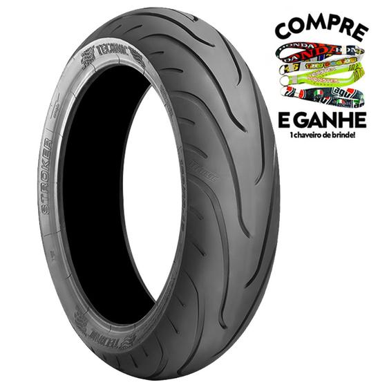 Pneu Traseiro 180-55-17 Cb 600 Hornet/ Bandit 1250/ Mt 09/ Cb 650F/ Gsr 750/ Cb 1000r Stroker Technic Menor preço em Pneu Traseiro 180-55-17 Cb 600 Hornet/ Bandit 1250/ Mt 09/ Cb 650F/ Gsr 750/ Cb 1000r Stroker Technic