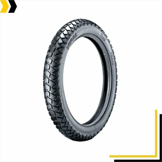 Imagem de Pneu Traseiro Honda Biz 125/110/100 Pop 100 Crypton Vipal 80/100-14 TR300 TRAIL Uso Com câmara