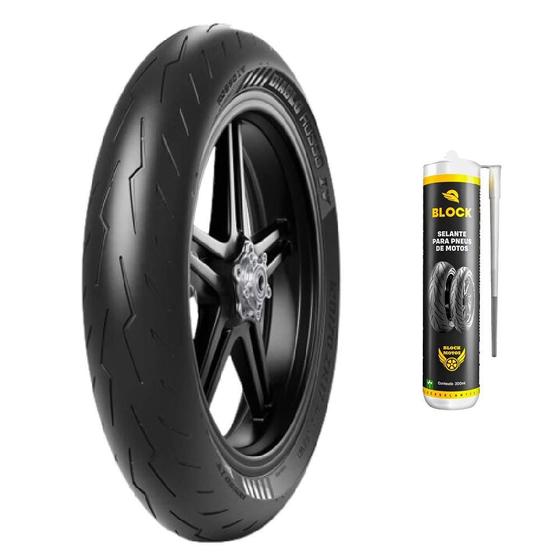 Imagem de Pneu Xj6 Mt-07 Cbr 1000 Rr Fire Blade 120/70r17 Zr 58w Diablo Rosso 4 Pirelli + Selante