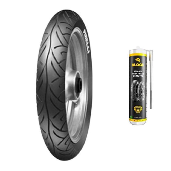 Imagem de Pneu Yamaha Fazer 250 100/80-17 Tl Dianteiro Sport Demon Pirelli + Selante