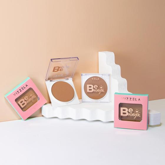 Imagem de Pó Bronzeador Facial Compacto Be Bronzer Vizzela Vegano 9g