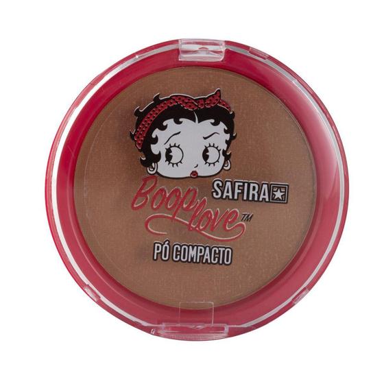 Imagem de Pó Compacto Coleção Betty Boop Love Nº 06 Safira Cosméticos - SAFIRA COSMÈTICOS