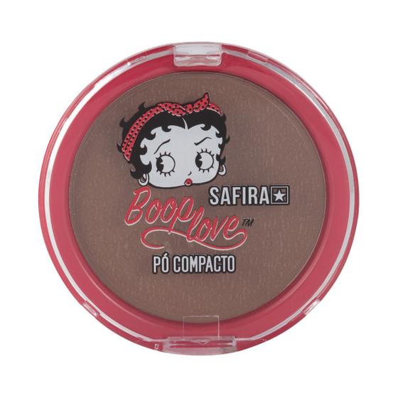 Imagem de Pó Compacto Coleção Betty Boop Love Nº 08 Safira Cosméticos