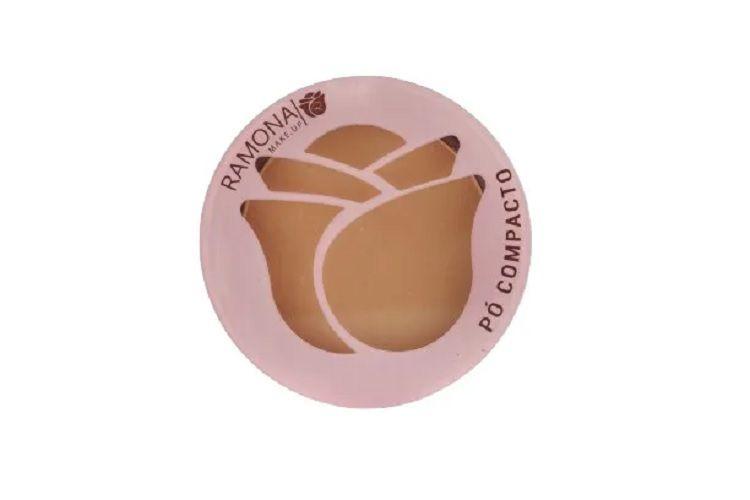 Imagem de Pó Compacto Cor 05 Pêssego 10gr - Ramona Make Up