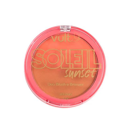 Imagem de Pó Compacto Duo Blush E Bronzer Soleil Sunset 6g Vult