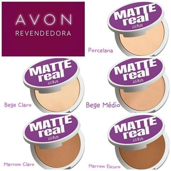 Imagem de Pó compacto facial acabamento matte FPS 10 - Avon