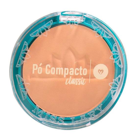 Imagem de Pó Compacto Facial Vegano Efeito Matte Miss Lary ML-301