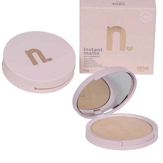 Imagem de Pó Compacto Instant  Matte - Nina Makeup