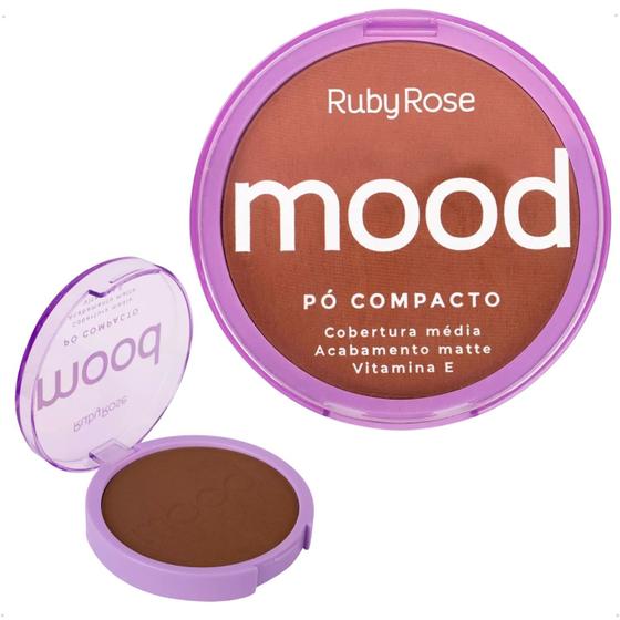 Imagem de Pó Compacto Mood 10g Vitamina E Ruby Rose ME120