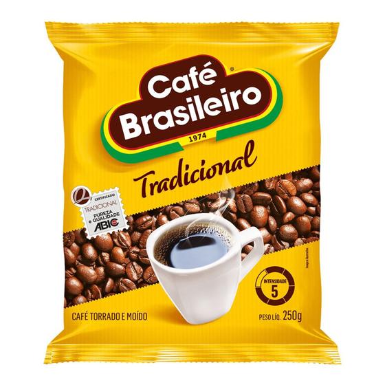 Imagem de pó de cafe brasileiro