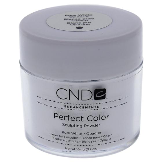 Imagem de Pó de escultura CND Perfect Color Branco Puro Opaco 110mL