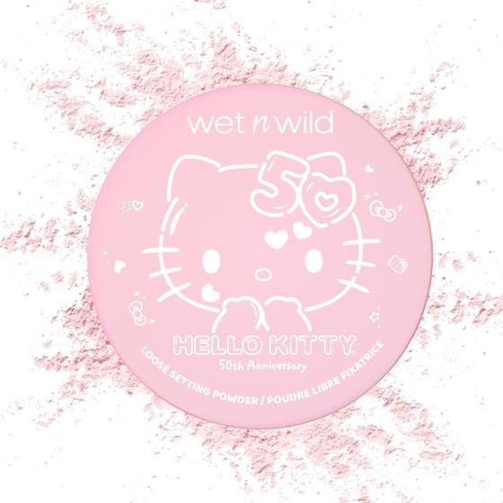 Imagem de Pó de Fixação Solto Wet n Wild Hello Kitty Ultrafino
