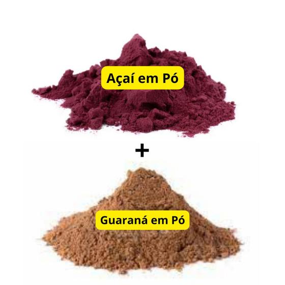 Imagem de Pó de Guaraná 250Gr + Açaí em Pó 250Gr