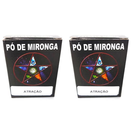 Imagem de  Pó De Mironga Atração Kit 2 Und Ritual Magia Atrativo Axé